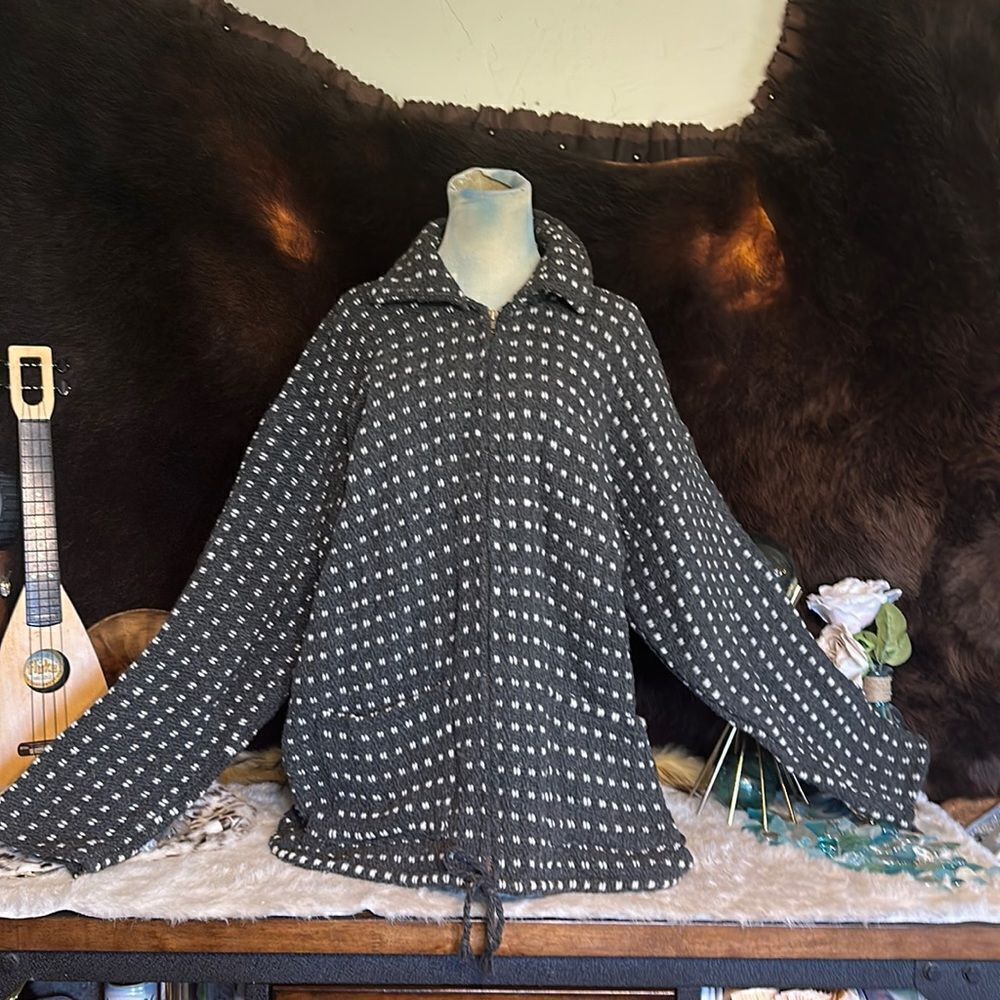 Wool Ev Otavalo Native American wool jacket XL (3800)